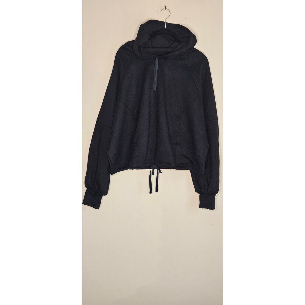 NWOT Prana Ziller Hoodie, Navy, Wool/Cotton Blend, Sz L